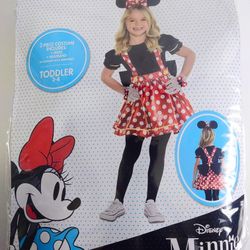 Toddler Disney Red Polka Dot MINNIE MOUSE Coustom