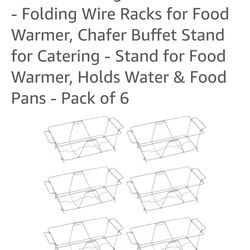 Brand new 6 food Warming trays brand new