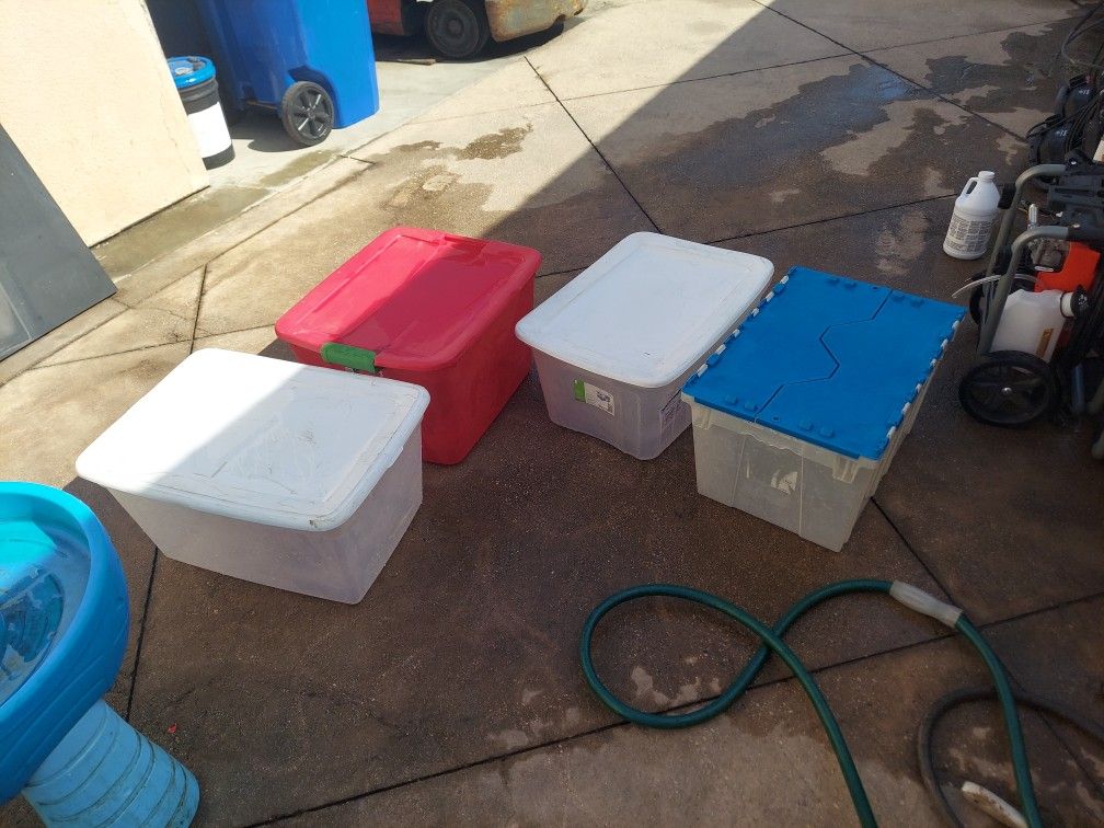 Storage Containers All 4 For $25 