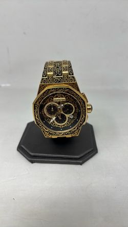 Invicta Gold Chronograph Watch