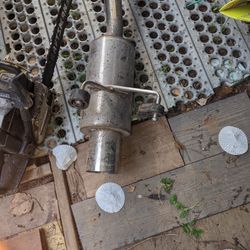 5 Inch Tip Aftermarket Exhaust That Came Off A '93 Civic Hatchback 