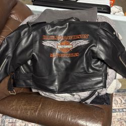 Kids Harley Davidson Leather Jacket