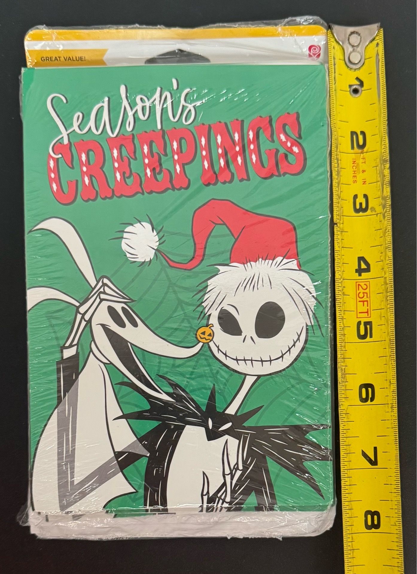 NEW SEALED Disney Nightmare Before Christmas Holiday Cards (Pack Of 18) Jack & Zero just $5