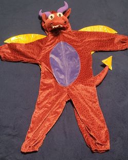 🎃 *REDUCED PRICE Red Halloween Kids Dragon Costume🎃