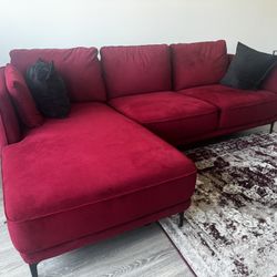 Comfortable Red couch