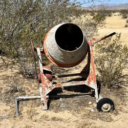 Vintage Concrete Mixer $350