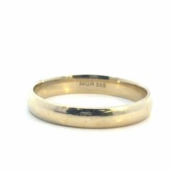 Men’s 14k Yellow Gold Wedding Band Ring Size 12 GP3106904