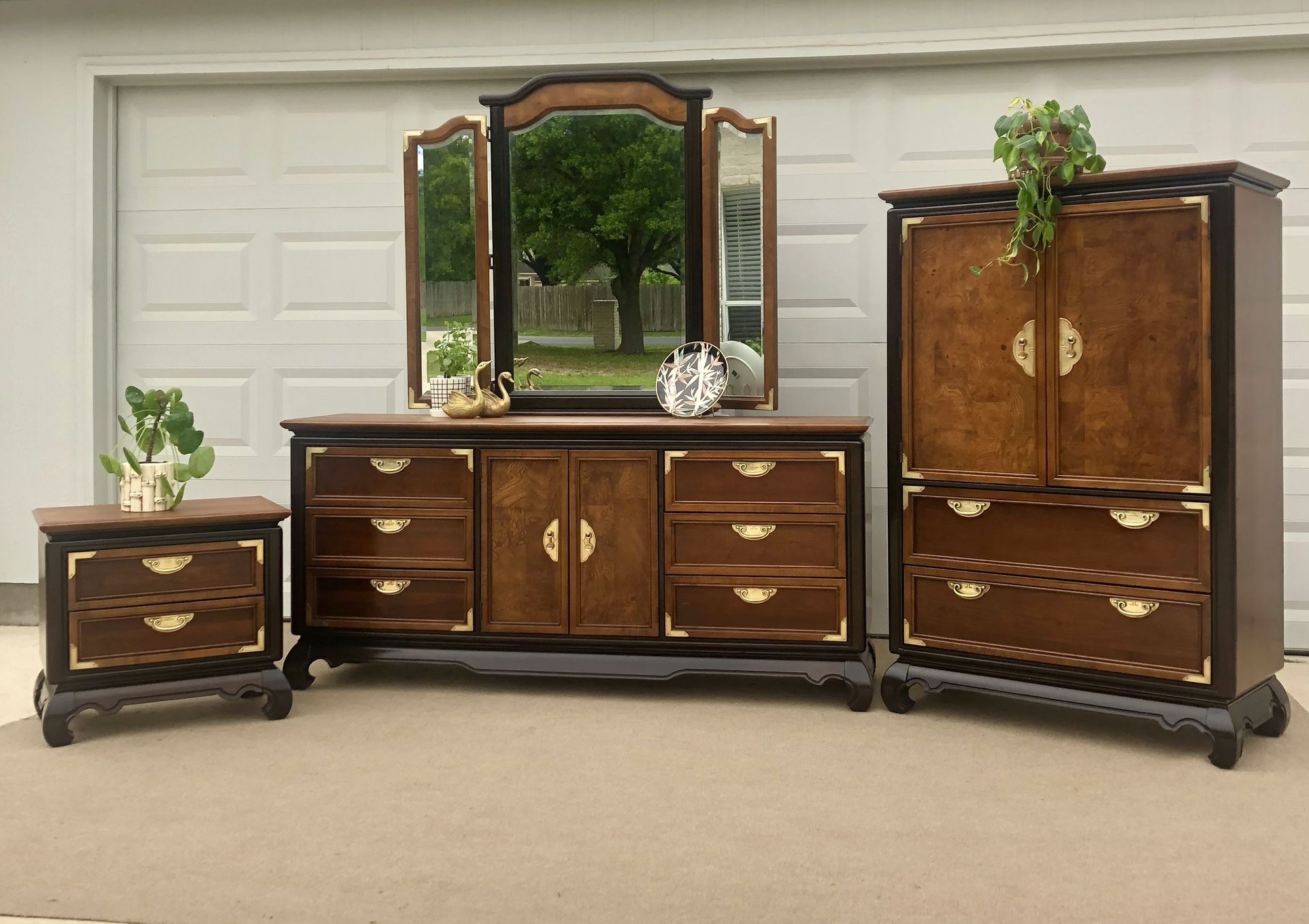 Bedroom Dresser Set—Broyhill Ming Dynasty
