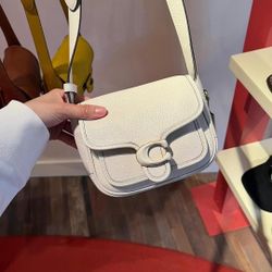 NWT Coach Tabby 19 Cream Crossbody