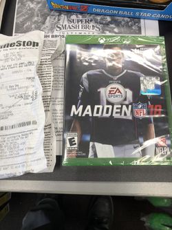 Madden 18 XBOX