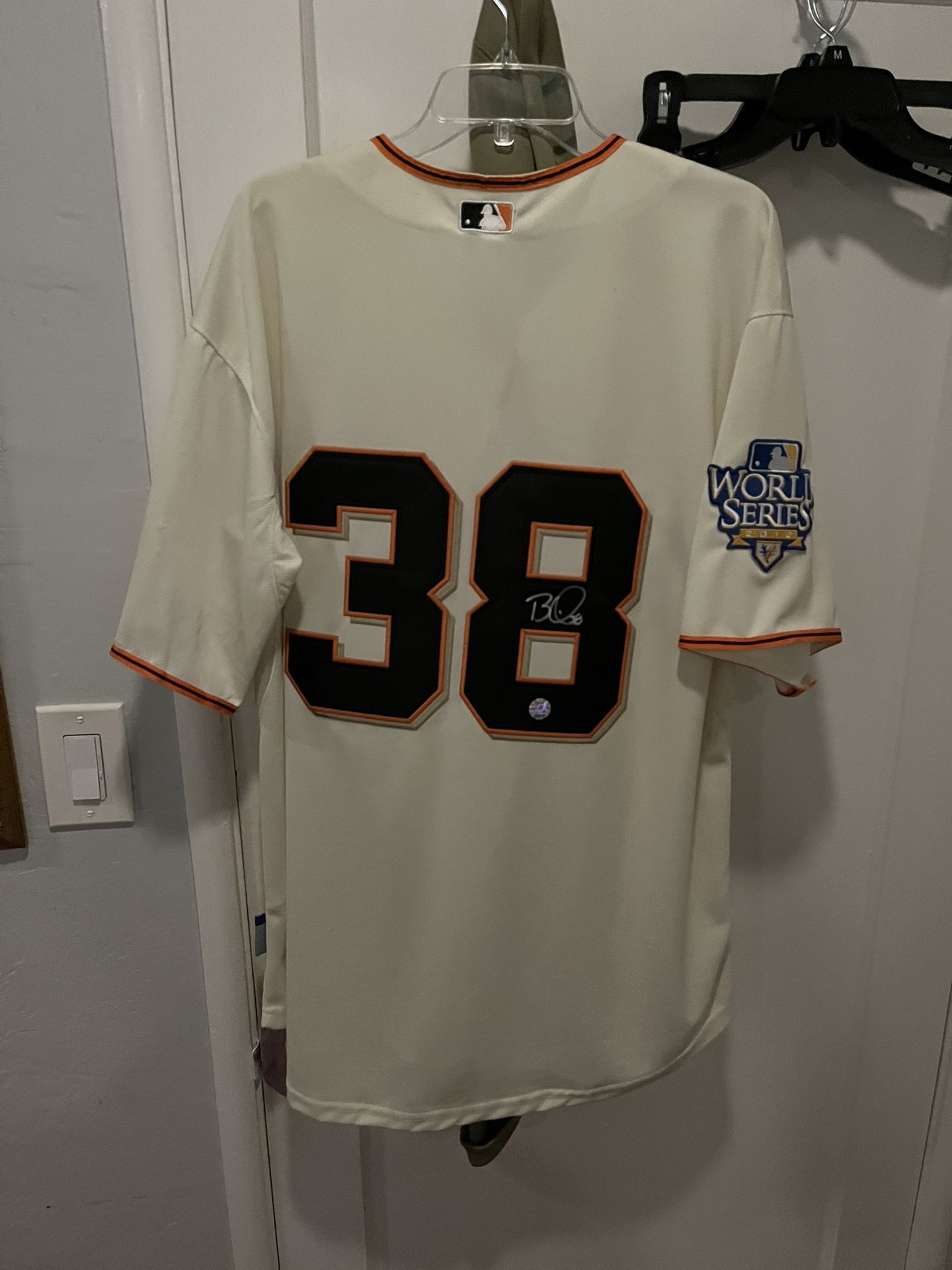 Brian Wilson 2010 World Series Jersey Autographed By Brian Wilson