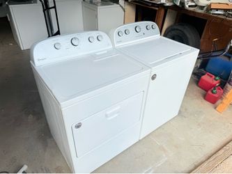 Free delivery and install on this set of WHIRLPOOL washer and drier