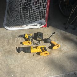 DeWalt tools no batteries