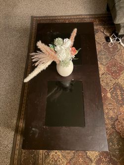 Brown living room coffee tables for sell