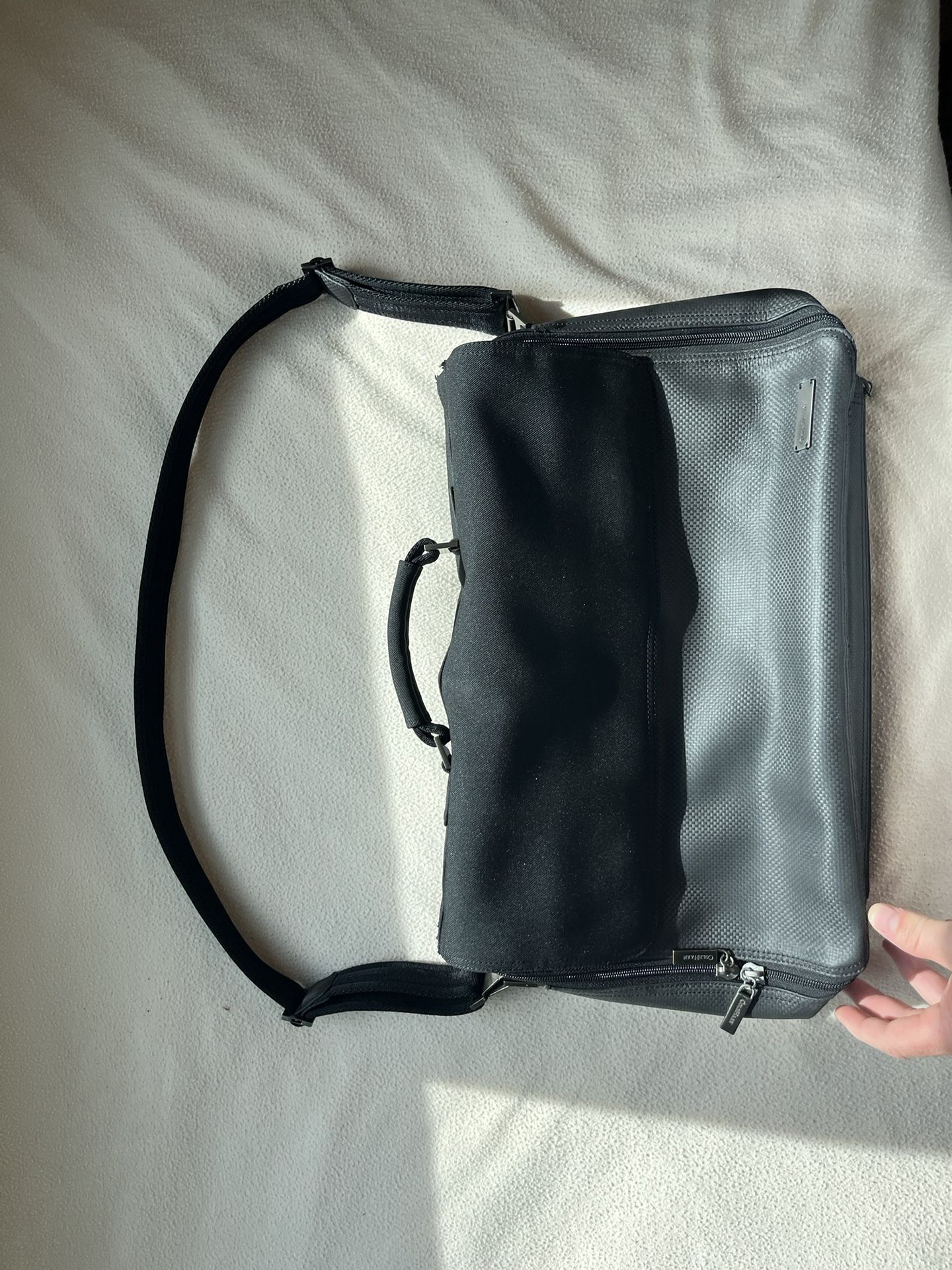 Cole Haan Black Leather Briefcase – Excellent Condition