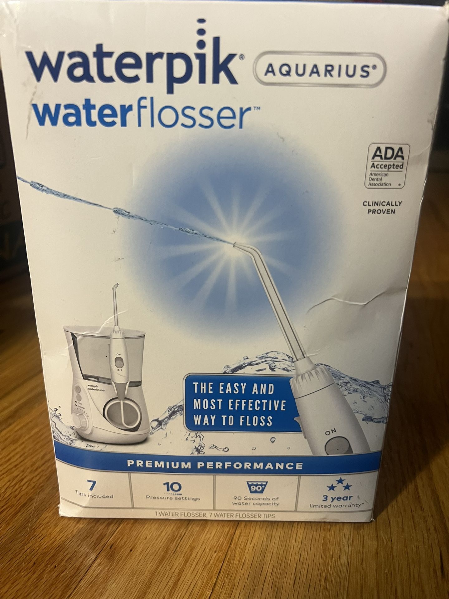 WATERPIK AQUARIUS WATER FLOSSER