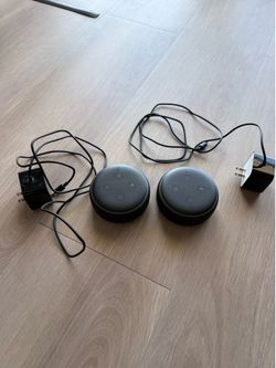 Two Amazon Echo Dot 3rd Gen