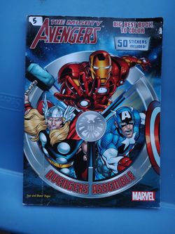 THE MIGHTY AVENGERS COLOR BOOK