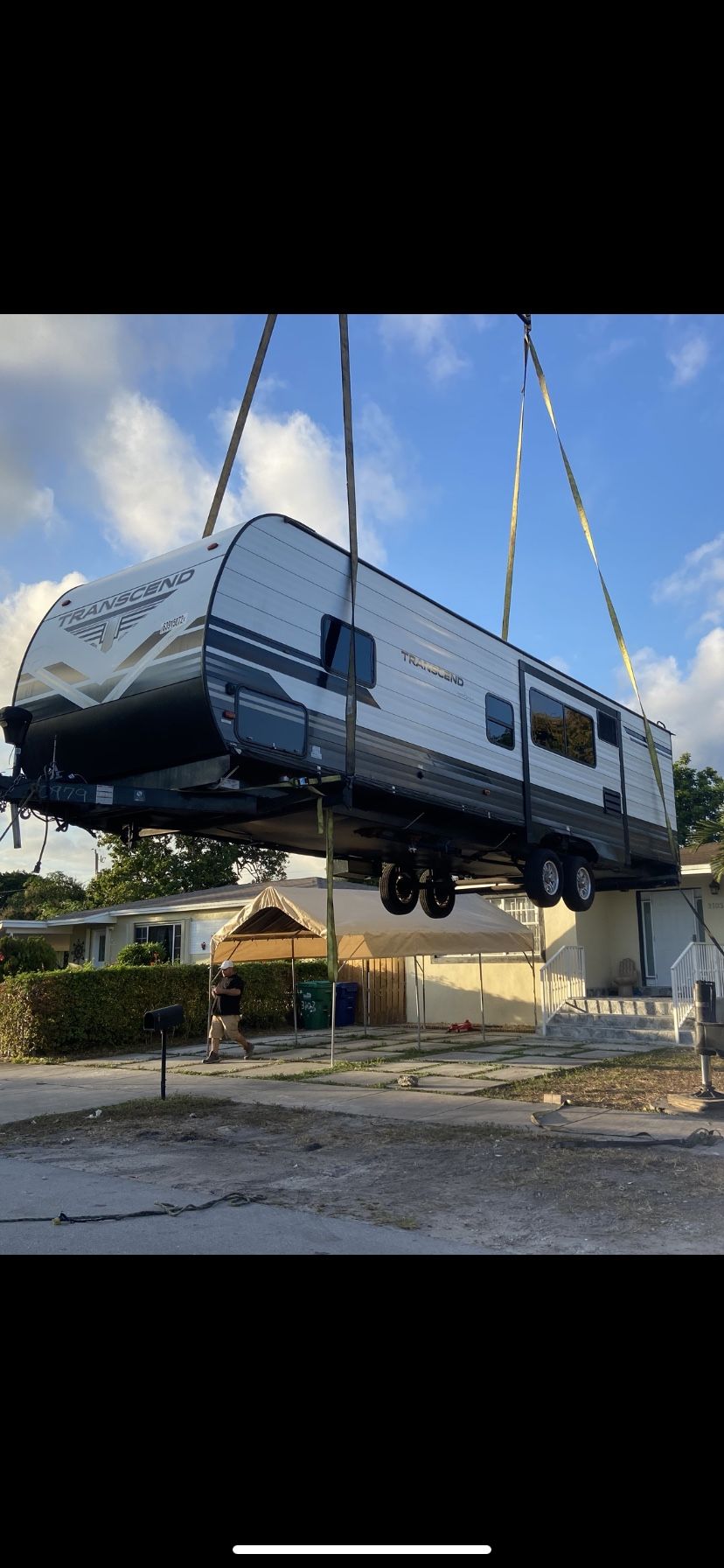 Rv Trailer,sheds Casita De Patio Relocated Crane Sale