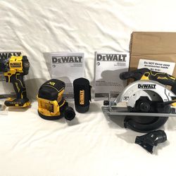 Brand New Dewalt Mixed Power Tools. Tools Only 