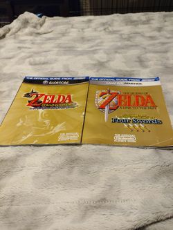 Nintendo game guide books for the legend of Zelda The wind waker guide book for legend of Zelda Link to the past