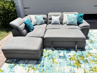 Grey Modern Sectional Sofa