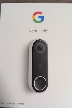 Google Nest Hello Wired Video Doorbell - New in Box