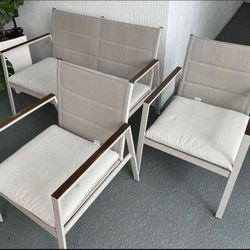 Patio Furniture Set Of 3 Modern