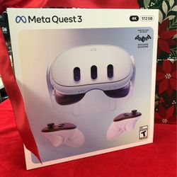 Meta Quest 3 4K / 512 GB With Batman Arkham Shadow