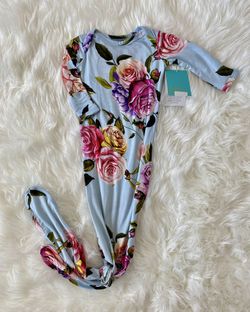 Posh Peanut Country Rose Knotted Gown 