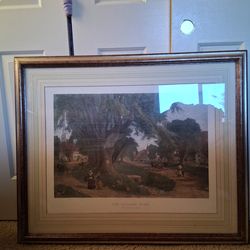 JAMES DUTHIE After AF BELLOWS “The Village Elms” Lithograph