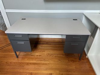 HON 60 inch Metal Office Desk