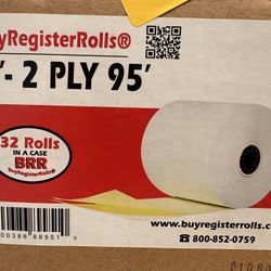 Rollo Papel Registradora 3”