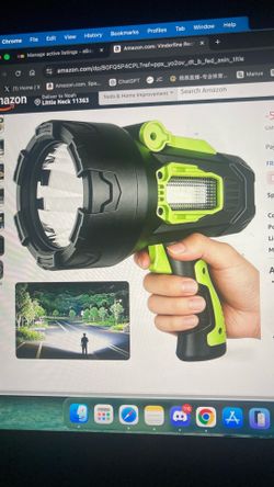 Rechargeable spotlight