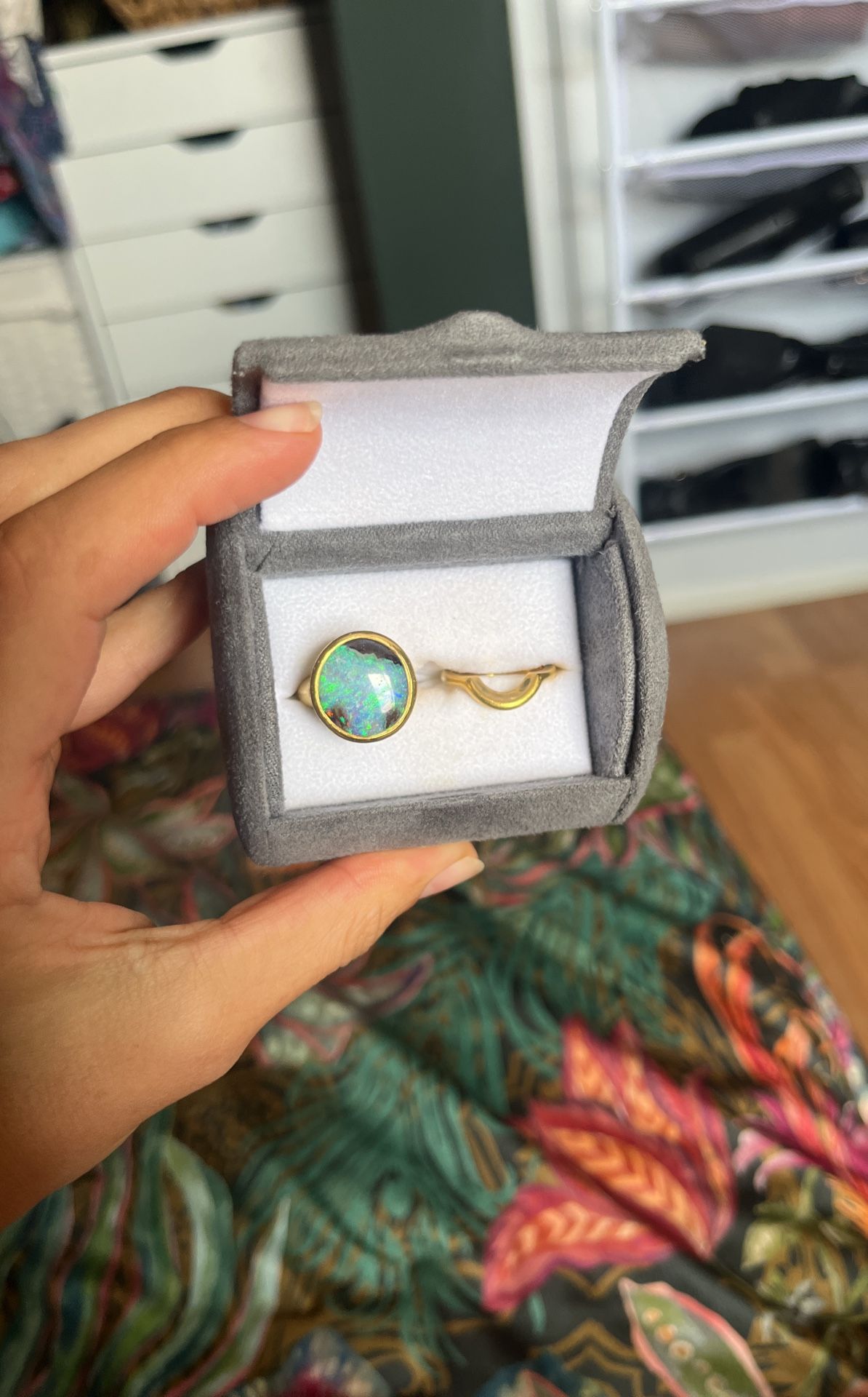 Custom Made Unique Engagement & Wedding Ring