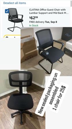 Office Guest Chair with Lumbar Support and Mid Back Mesh Space Air Grid Series for Reception Conference Room Stationary, Reception Conference Lobby Ar