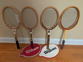 Vintage Wood Tennis Racquets (Rackets) Lot of 4
