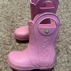 Girl Size-1 Croc Water Boots