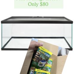 40 Gallon Tank Fits 2-3 Really Big Turtles 