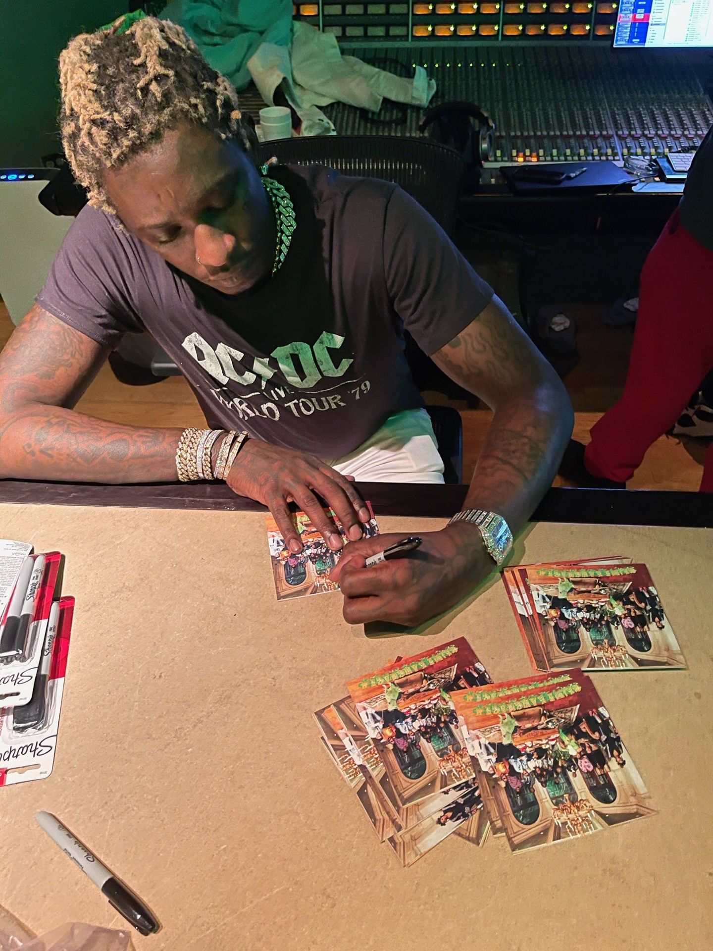 Gunna / Young Thug サイン入り YSL【Slime Language 2】Young