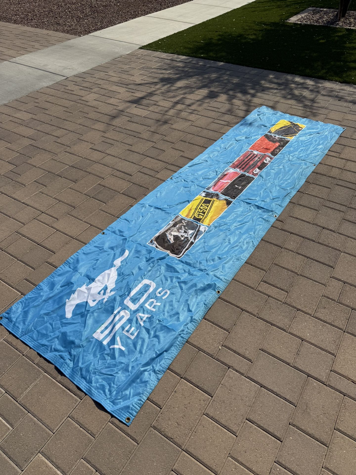 Mustang Banner 50yr Anniversary