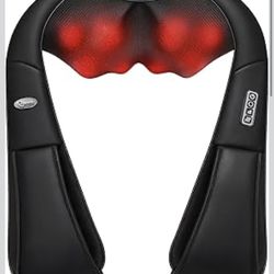 Neck Massager, Shiatsu Shoulder and Back Neck Massager with Heat, Neck Massager Pillow for Neck for Body Muscle Pain Relief, Neck Massager Gifts for M