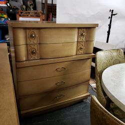 Vintage BASSETT 4pc Bedroom Set Includes Full Head Foot Side Rails & Slats EUC