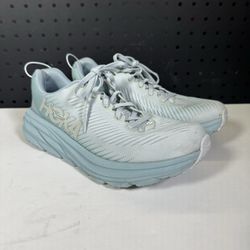 Hoka One One Rincon 3 Womens Size 8.5 Running Shoes Ice Blue