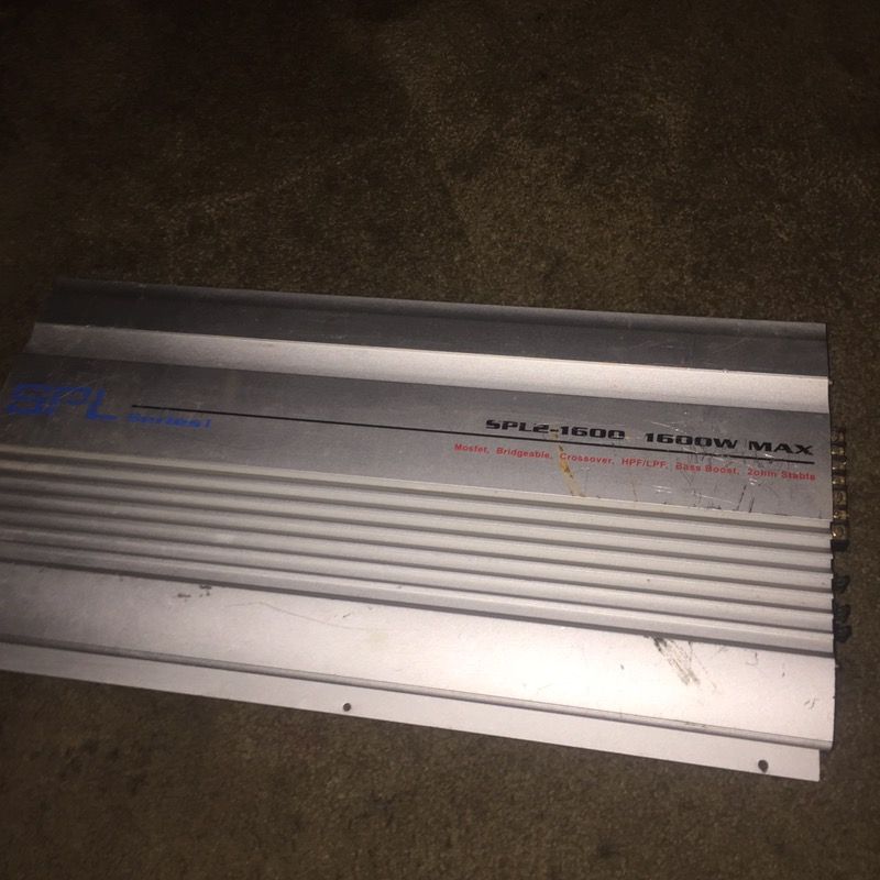 SPL series 1 SPL2-1600w max amp
