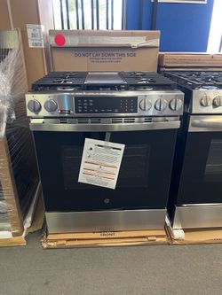 GE ISLAND GAS RANGE