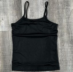Little Girls Size Medium Shiny Black Balera Dance Tank