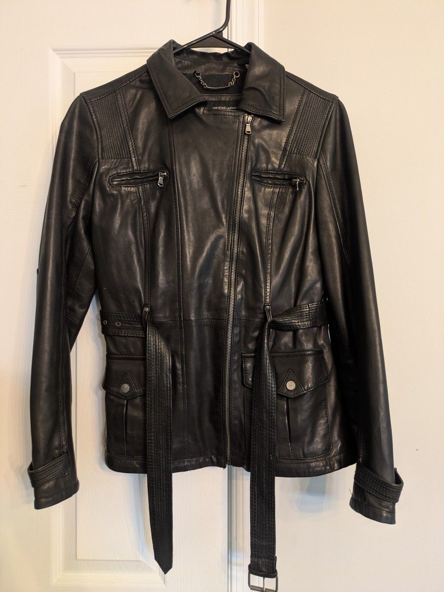 Woman's M Wilson's Genuine Leather Coat
