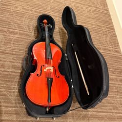 Cecilio CCO-100 Cello 3/4 Size + Hard Case & Bow