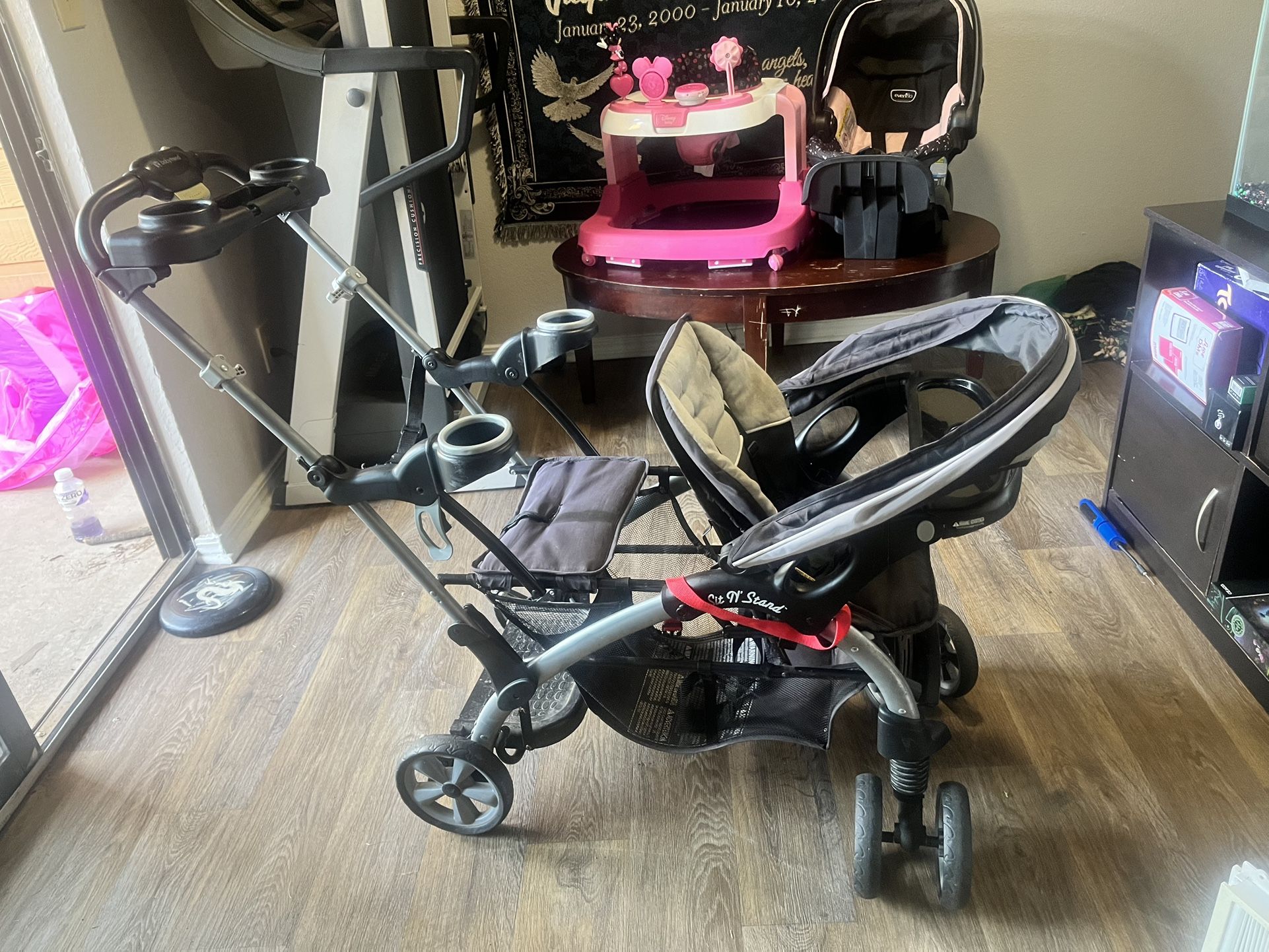 Sit and stand Dual stroller